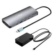 i-tec Metal USB-C Nano 3x Display Dock, 2x HDMI 1x USB-C video with Power Delivery 140W + Universal Charger 140 W image