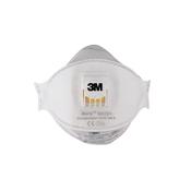 3M Aura Comfort Cool Flow Particulate Respirator FFP2 Valved x10 (Pack of 12) 9322+ image