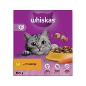 Whiskas 1+ Cat Complete Dry with Chicken 800g (Pack of 5) 481359 image
