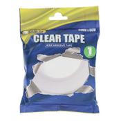 STIKIE 24MM X 66M CLEAR HIGH ADHESIVE TAPE image