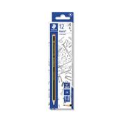 Staedtler Noris School 121 Graphite 2B Pencil (Pack of 12) 121-2B image