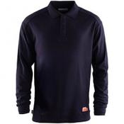 Arco Men's Navy Arc-Flash Long-Sleeve Polo Shirt L image