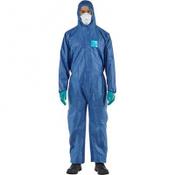 Ansell AlphaTec 1500 Plus Model 111 Blue Chemical Coverall L