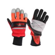 Class 1 Dual Hand Chainsaw Leather Gloves - XL (Size 10) image