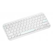 ASUS Marshmallow KW100 keyboard Home Bluetooth White