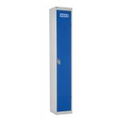 QMP PPE Locker 1800h x 300w x 300d mm Blue 1 door Camlock image