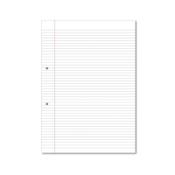 Hamelin Loose Leaf Paper 6mm Lined 1000 Page Punched 2 Hole A4 (Pack of 5) 100100617 image