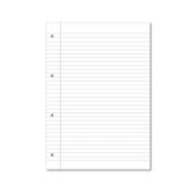 Hamelin Loose Leaf Paper 8mm Lined 1000 Page Punched 4 Hole A4 (Pack of 5) 100102905 image