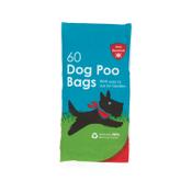 Safewrap Antibacterial Tie Handle Dog Poo Bags (Pack of 60) RY11532-S image