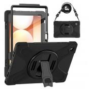 Techair TAXSGA043S Samsung Tab A11 military grade drop protection rugged case with shoulder strap image