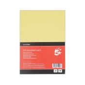 5 Star A4 Assorted Card 160gsm Pack of 70 FS679993
