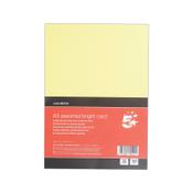 5 Star A3 Bright Assorted Card 160gsm Pack of 25 FS680124