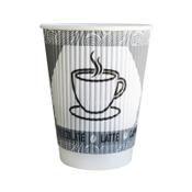 MyCafe Rippled Wall Hot Cups 8oz/25cl Pack of 25 MYC10270 image