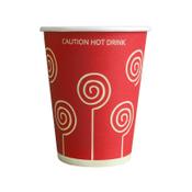 MyCafe Vending Cups Red Swirl 9oz (Pack of 1000) MYC10296 image