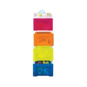 Really Useful Slimline 4 Drawer Storage Tower 6L Clear/Ast ST4X6CASS image