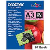 Brother A3 Glossy Premium Plus Photo Paper (Pack of 20) image
