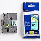 Brother TZE731 P-Touch Tape 12mm x 8m Black on Green image