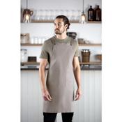 Southside Cotton Canvas Bib Apron Washed Grey image