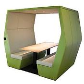 Meeting Pod BILL 6 Seater Green