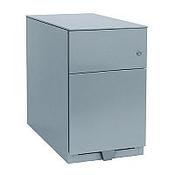 Bisley Note Pedestal Mobile 1 Stationery 1 Filing Drawer Grey image