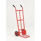 Builders Hand Truck Red Capacity 200Kg With Rubber Wheels 329059 image