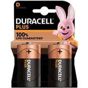 DuracellPlus D Batteries (2 Pack) image
