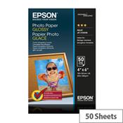 Epson 6x4 Inches Photo Paper Glossy 200gsm (Pack of 50) image