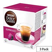 Nescafe Espresso for Dolce Gusto Machine Capsules Makes 48 Cups of Coffee image