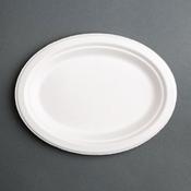 Fiesta Compostable Bagasse Oval Plates 316mm (50 Pack) image