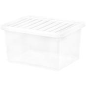 Wham Crystal Storage Box and Lid 37Ltr image