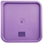 Hygiplas Square Food Storage Container Lid Purple Large