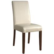 Bolero Faux Leather Dining Chairs Cream (Pack of 2) image