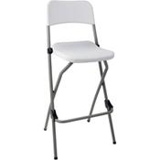 Bolero Folding High Stools White (Pack of 2) image