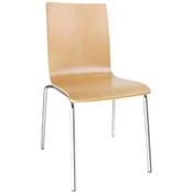 GR342 - Bolero Square Back Sidechair (Natural Finish) (Pack 4) image