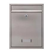Burg Wachter  Trent MB19 Stainless Steel Galvanized Steel Post Box H341 xW261xD93mm image