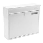 Burg Wachter  Swale MB26 White Galvanized Steel Post Box H310 xW362xD112mm image