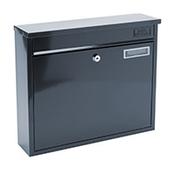 Burg Wachter  Swale MB26 Anthracite Galvanized Steel Post Box H310 xW362xD112mm image