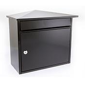 Burg Wachter  Mersey MB15 Black Galvanized Steel Post Box H347 xW390xD206mm image