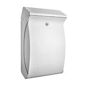 Burg Wachter  Premium White Wall-Mounted Plastic Post Box H419 x W271 x D129 mm image