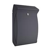 Burg Wachter  Premium Anthracite Wall-Mounted Plastic Post Box H419 x W271 x D129 mm