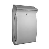 Burg Wachter  Premium Silver Wall-Mounted Plastic Post Box H419 x W271 x D129 mm image
