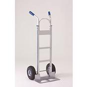 Hand Truck Open Footplate Aluminium With Pneumatic Wheels Capacity 200kg image