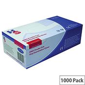 HandSafe Pack of 10x100 PowderFree Vinyl Examination Gloves Clear XL
