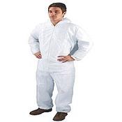 HPC Non-Woven Overalls Medium White Work Coveralls DC03