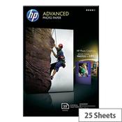 HP 10x15cm Advanced Glossy Photo Paper 250gsm (Pack of 25) image