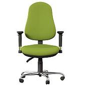 OE Series High Back Posture Operator Office Chair - Green Fabric - Weight Tolerance: 150kg image