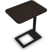 Mobi Laptop Stand 400x500x620mm Black Frame &amp; Ash Stained Dark Brown Top image