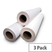 Canon 841mmx50m Uncoated Standard Inkjet Plotter Paper (3 Pack) Ref 97003453 image