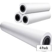 Xerox Performance White Uncoated Inkjet Plotter Paper Roll 841mm (4 Pack)  image