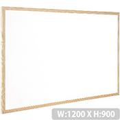 Q-Connect Wooden Frame Whiteboard 1200x900mm (KF03572) image